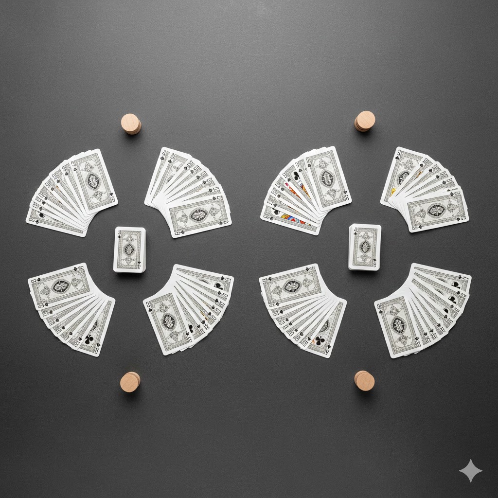 500 korttipeli: kattava opas sääntöihin, strategioihin ja muunnelmiin 500 korttipeli: pöytä