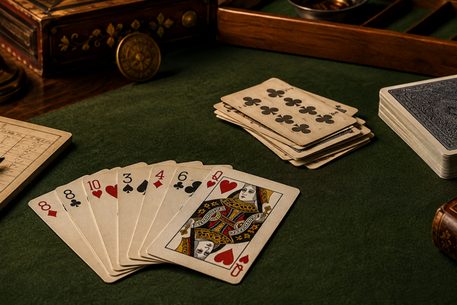Gin rummy (gini) – säännöt, pisteytys ja historia Gin rummy (gini) – säännöt, pisteytys ja historia