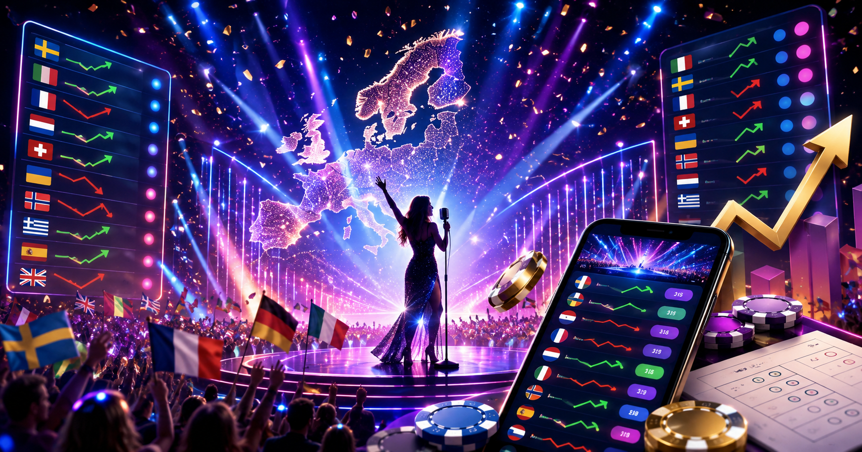 Euroviisut ja vedonlyönti – näin Eurovision-vedonlyönti toimii Euroviisut ja vedonlyönti – näin Eurovision-vedonlyönti toimii