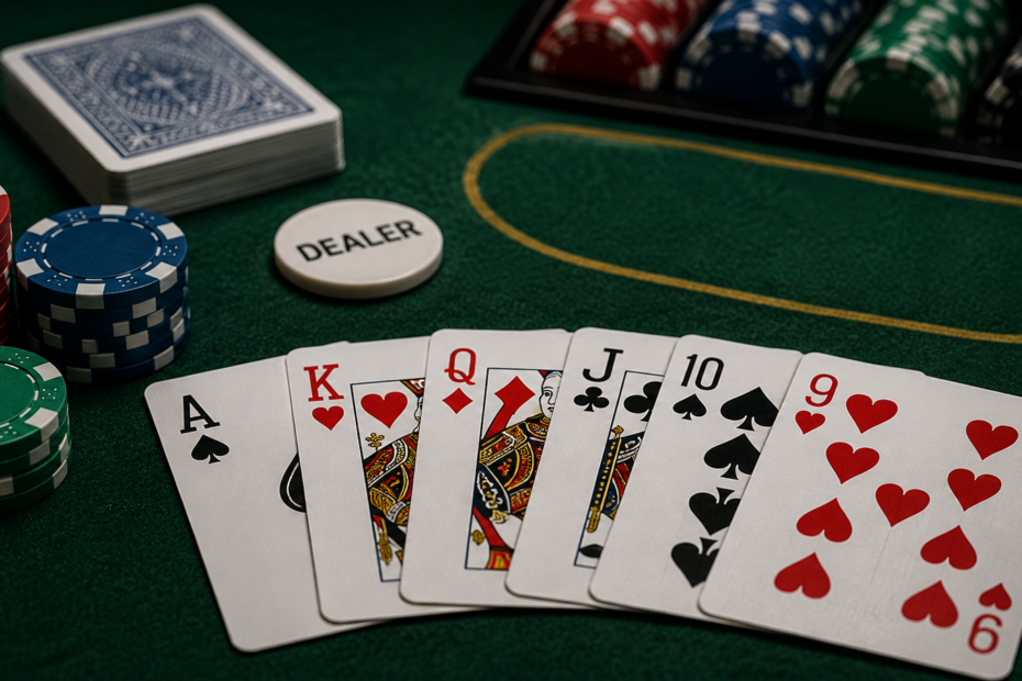 Kuuden kortin stud-pokeri – säännöt ja pelin kulku