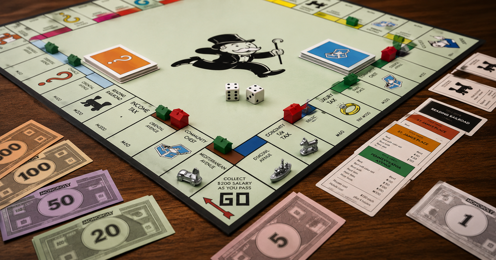 Monopoly – säännöt, pelin kulku ja historia