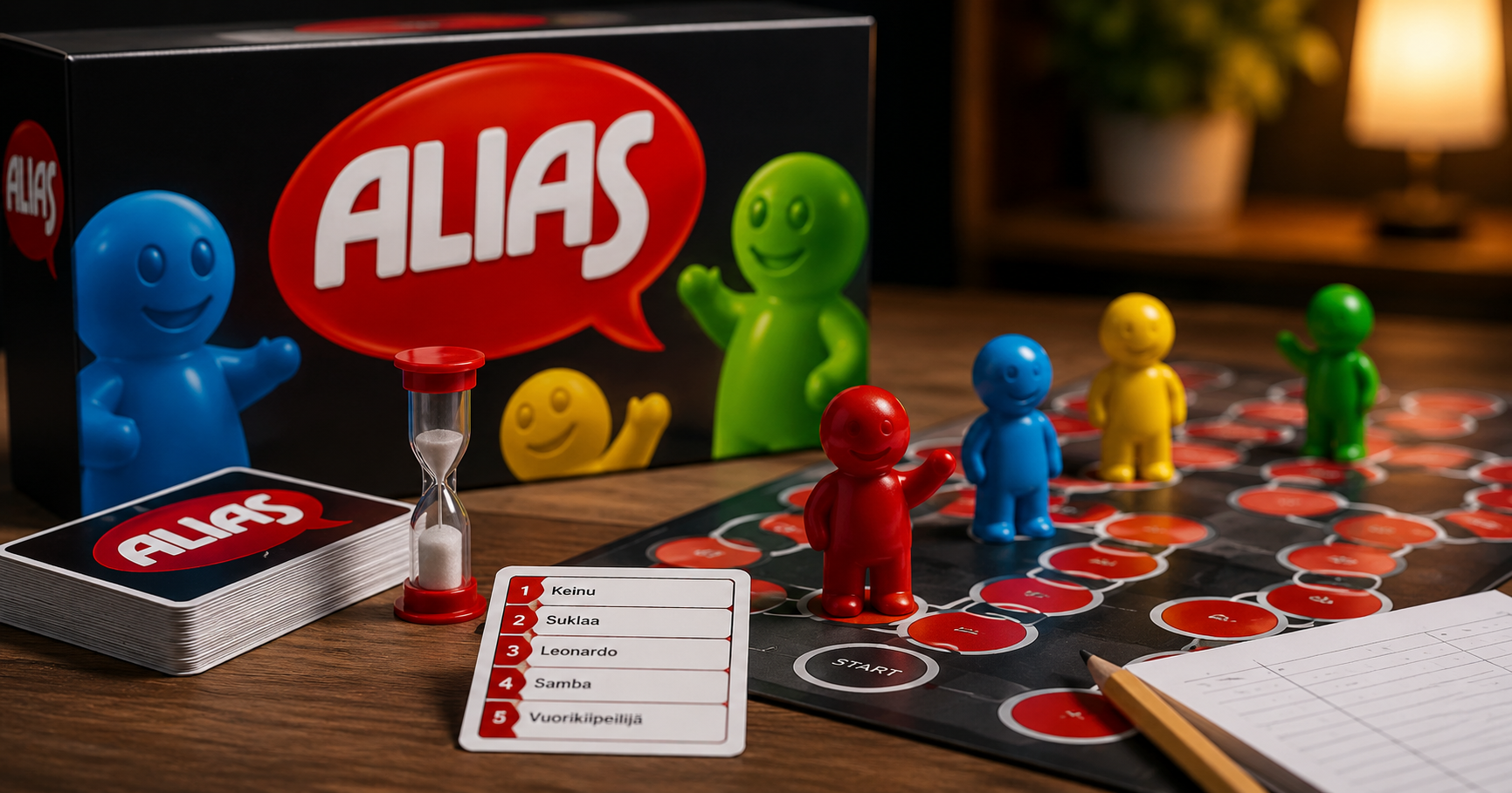 Alias – säännöt, pelin kulku ja versiot