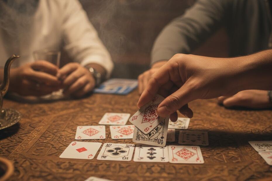Arabialainen korttipeli: strateginen opas sääntöihin ja pelitaktiikoihin