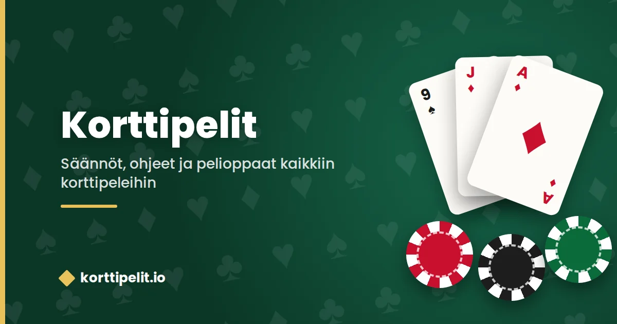 Korttipelit – säännöt, ohjeet ja pelioppaat kaikkiin korttipeleihin Korttipelit – säännöt, ohjeet ja pelioppaat kaikkiin korttipeleihin