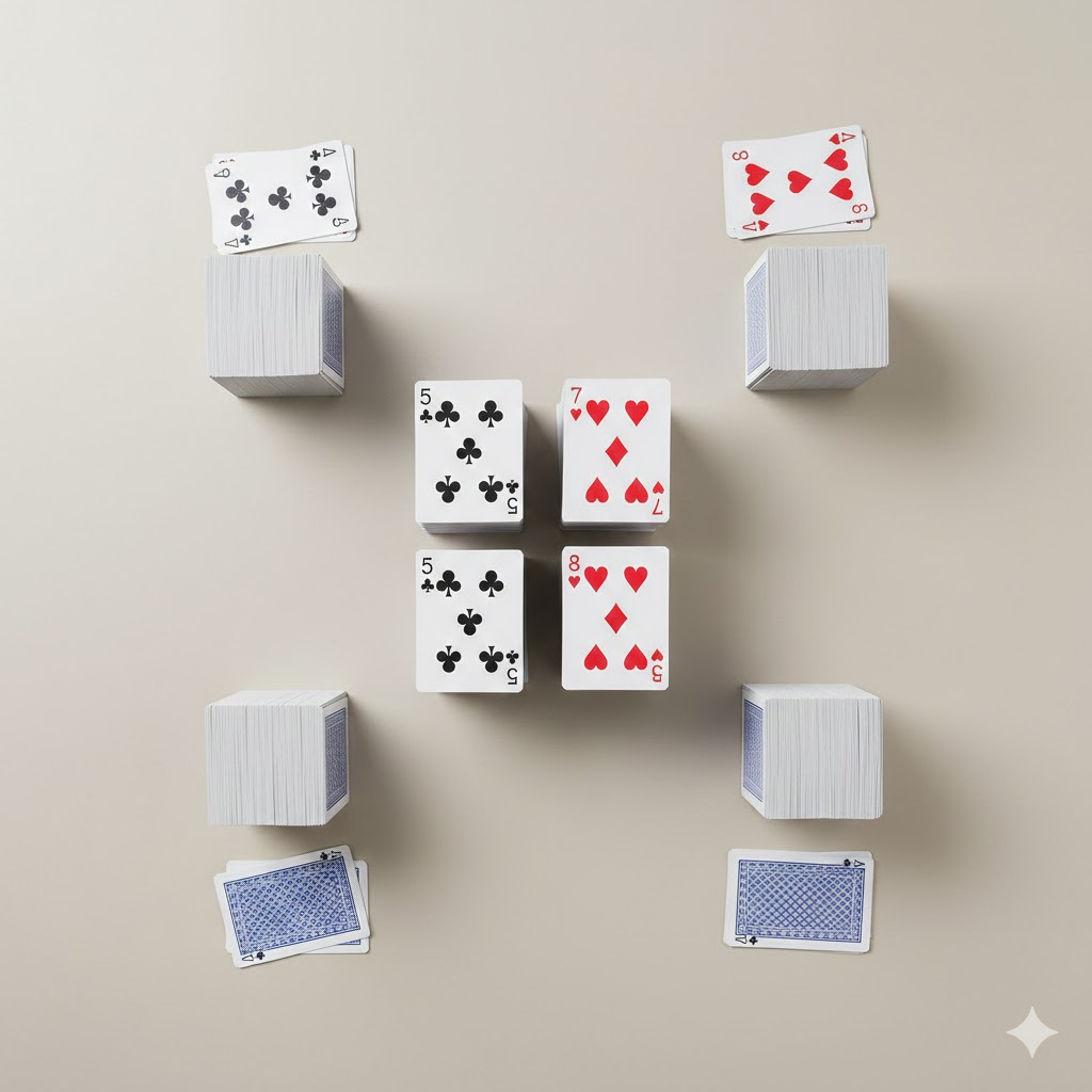 Stressi korttipeli: Nopeuden, reaktioiden ja sääntöjen täydellinen opas Stressi korttipeli: korttipakat